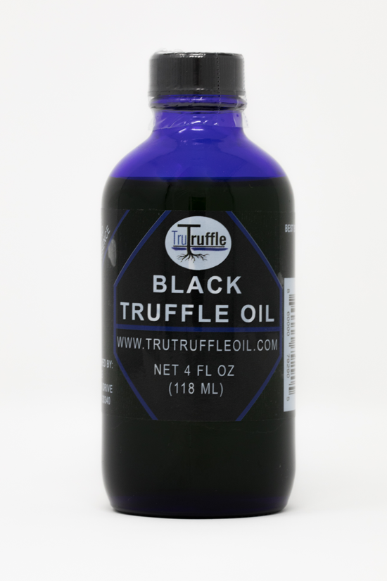 Tru Truffle Oil Black Label With Background Image